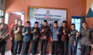 Wabup Junaidi Launching Zakat Fitrah BAZNAS 