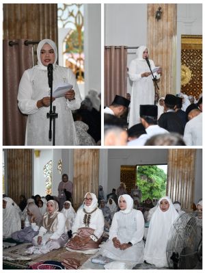 Shalat Ied Perdana, Ini Pesan Bupati Dillah 
