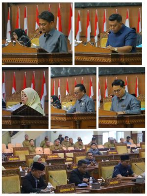 DPRD Tanjabtim Gelar Paripurna Pandangan Umum Fraksi