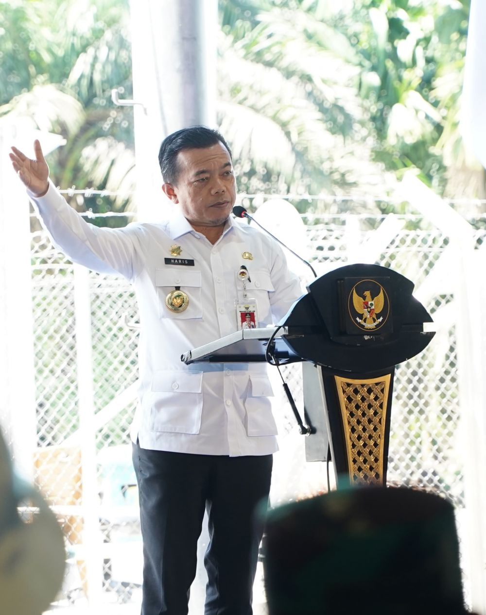 Gubernur Jambi Al Haris Saat Menyampaikan Sambutan 