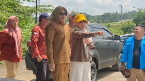 Bupati Tanjabtim Monev IPLT dan TPA