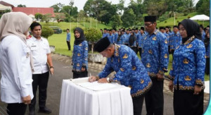 Dillah Lantik Ratusan Pegawai Tanjabtim
