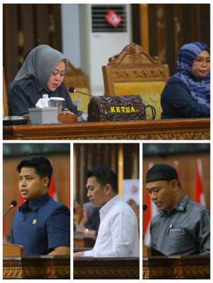 LKPJ Bupati TA 2024, DPRD Adakan Paripurna Laporan Komisi 
