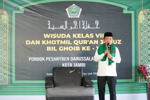 Gubernur Al Haris Sebut Kehadiran Ponpes Sangat Membantu Pemerintah