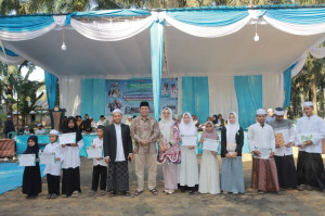 Wabup Katamso Hadiri Haul dan Haflah Akhirussanah, Teken Pembangunan Ruang Kelas Baru Ponpes Al-Husn