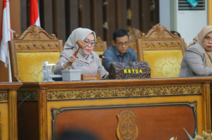 Banggar DPRD Tanjabtim Sampaikan Laporan Hasil Pembahasan Ranperda Pertanggungjawaban APBD 2024
