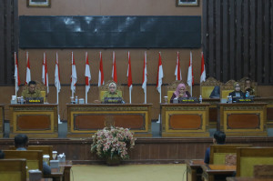 DPRD Tanjabtim Gelar Paripurna Pandangan Umum Fraksi Terkait RAPBD-P 2025