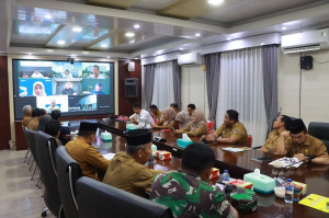 Bupati Anwar Sadat Ikuti Rakor Pengendalian Inflasi Bersama Mendagri Tito Karnavian