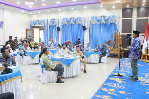 Pererat Sinergi dengan Insan Pers, Bupati Tanjab Barat Gelar Coffee Morning