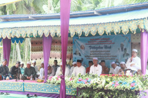 Wabup Katamso Hadiri Haul Akbar Sulthonul Aulia Syekh Abdul Qadir Al-Jailani di Desa Dataran Pinang