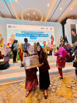 Peduli PAUD, Hesti Haris Diganjar Penghargaan Tingkat Nasional