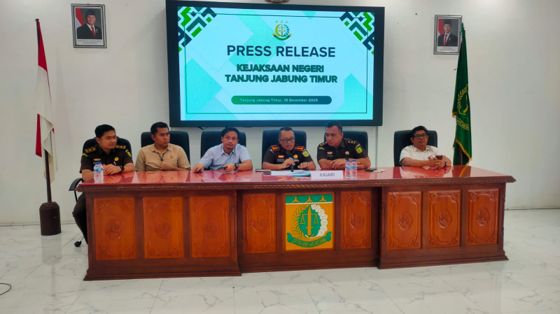 Kejari Tanjabtim gelar pres release Capaian Tindak Pidana korupsi