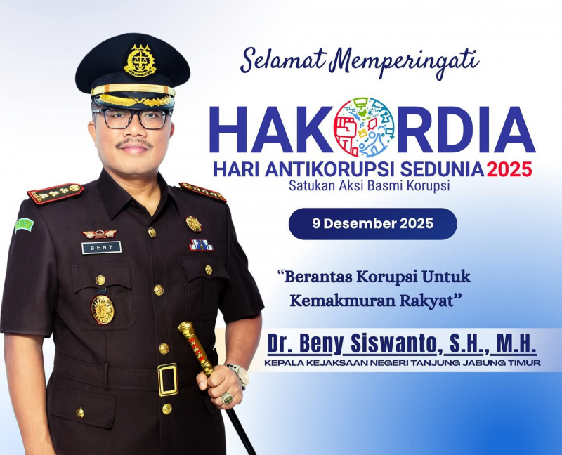 Kepala Kejari Kabupaten Tanjabtim 