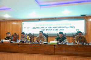 Wabup Katamso Buka Rakor Forkopimda, Perkuat Pengamanan Natal 2025 dan Tahun Baru 2026