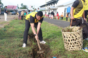 Polres dan Pemkab Tanjabtim Gelar Goro Bersama