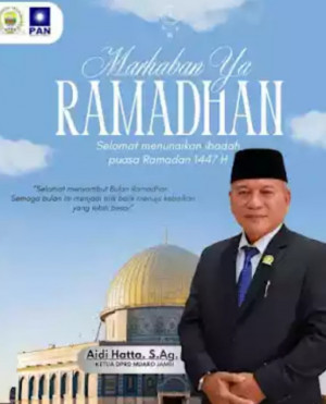 Ketua DPRD Aidi Hatta: Ramadan 1447 H Jadi Momentum Refleksi dan Perkuat Kepedulian Sosial