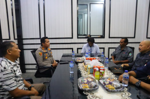 Kapolres Sambut Hangat Jajaran IWO Tanjabtim