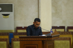 Banggar DPRD Tanjabtim Sampaikan Hasil Pembahasan Perubahan KUA - PPAS 2026